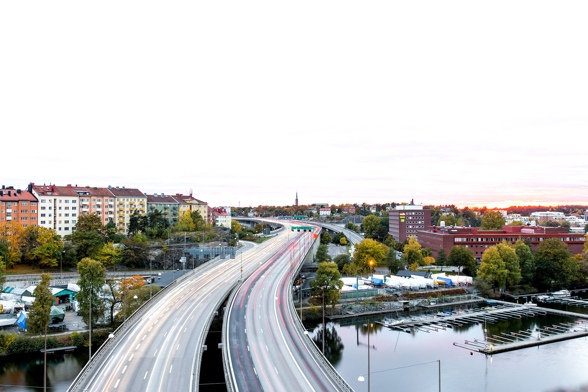 Bilväg i Stockholm
